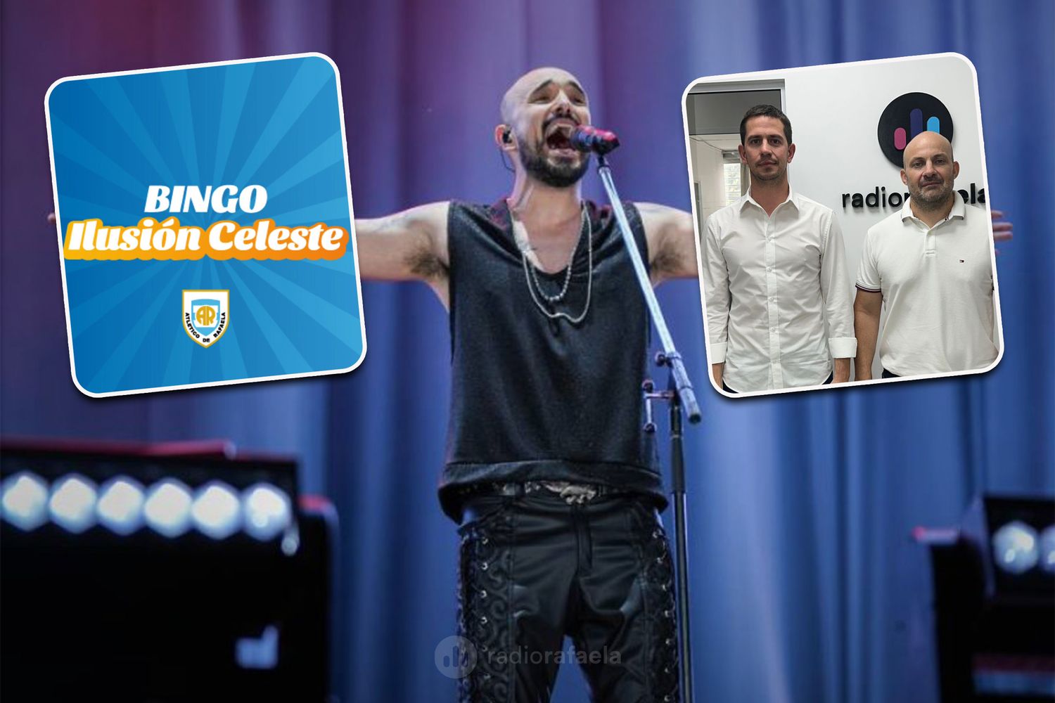 Abel Pintos en Rafaela: "Es un show de primer nivel, una puesta en escena a la que no está acostumbrada la ciudad"