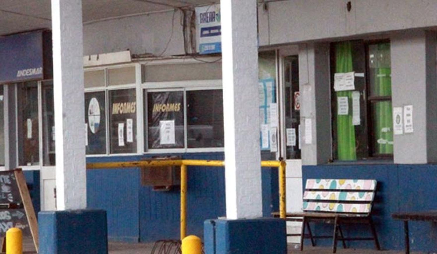Problemas estructurales en la terminal de buses