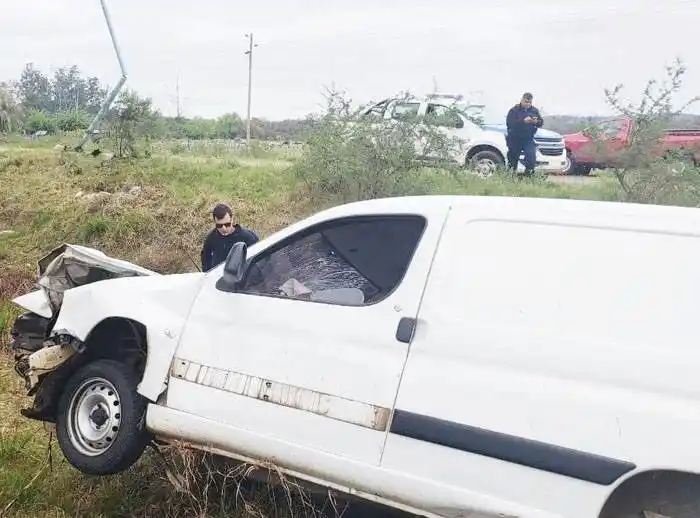 Fuerte accidente de tránsito en Ruta 4