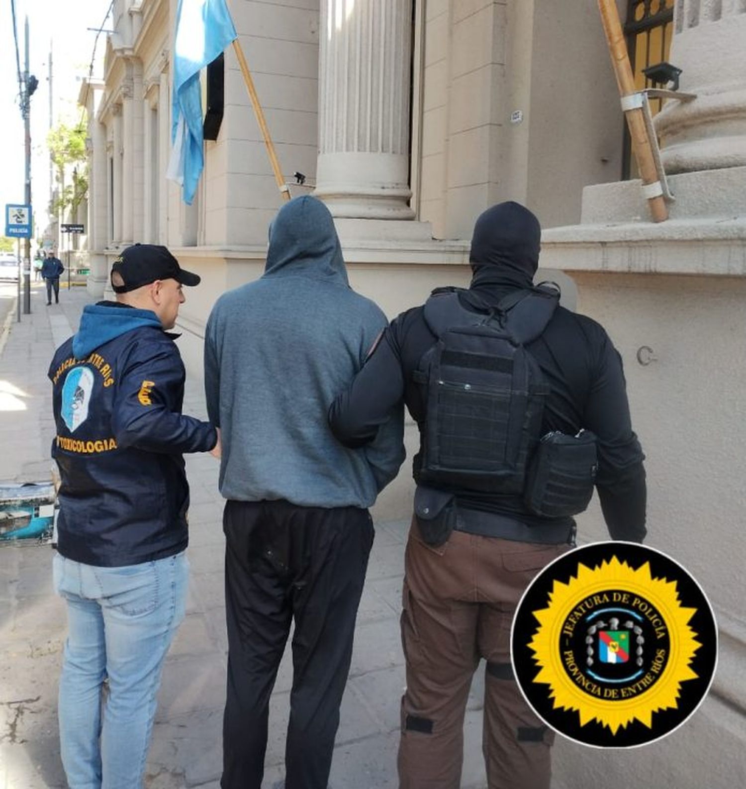 El allanamiento arrojó resultados positivos a la investigación.