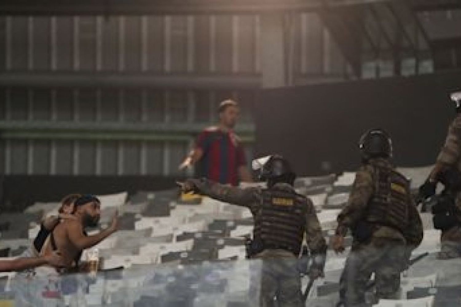 La Policía de Brasil detuvo a cuatro hinchas de San Lorenzo