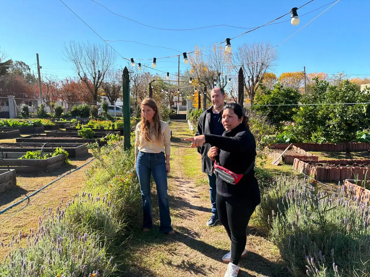 Recorrida por la huerta de Maggiolo.
