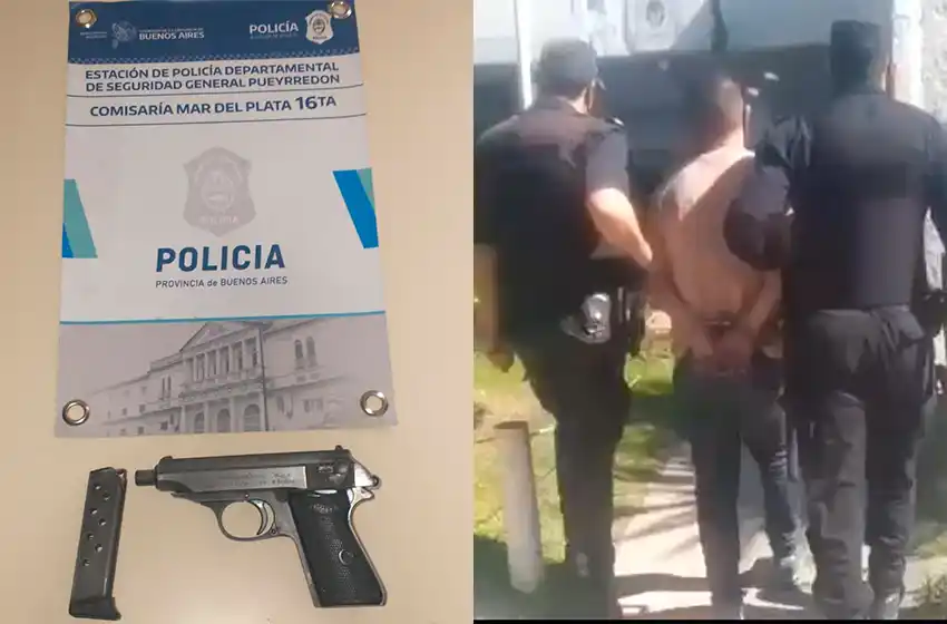 Cae peligroso malviviente: la familia quiso rescatarlo y rompió un móvil policial