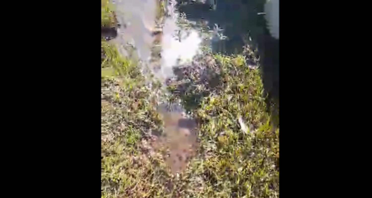 Pérdida de agua en La Laguna y Ruffa