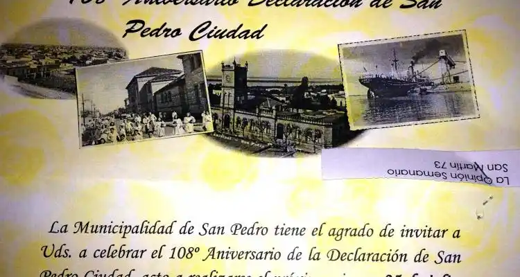 El Gobierno emitió invitaciones con errores para el aniversario de la ciudad