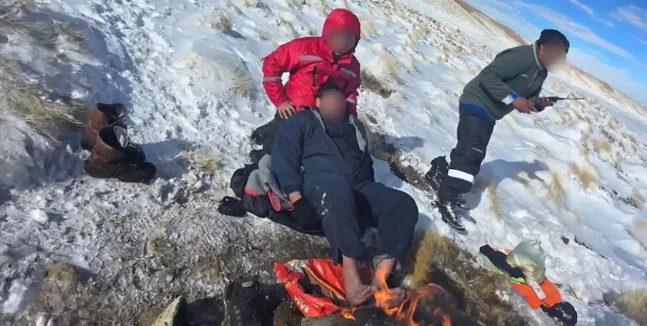 Cuatro trabajadores mineros fueron rescatados con vida
