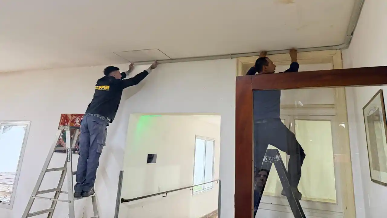 Los trabajos fueron realizados durante las últimas semanas y concluidos el lunes.