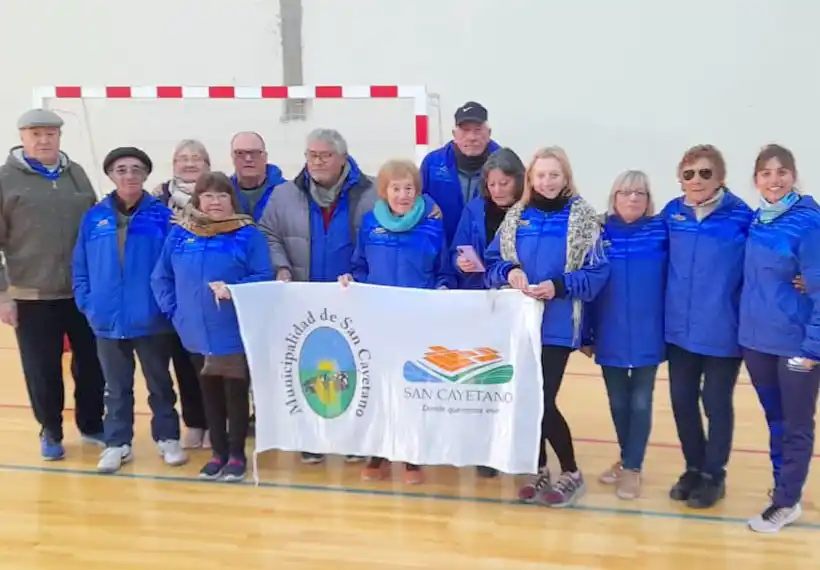 Etapa regional de adultos mayores en San Cayetano
