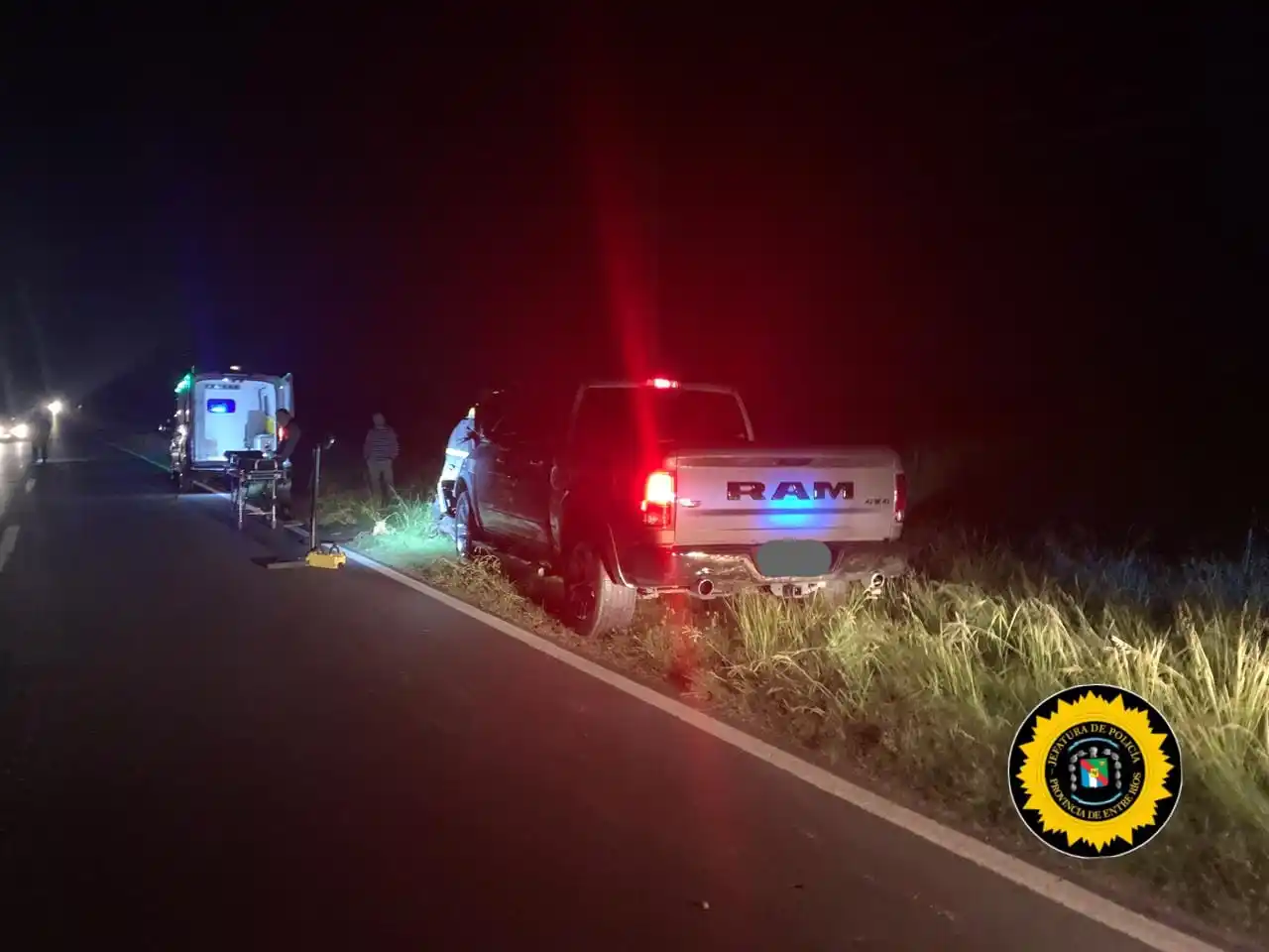 Tragedia en la Ruta 12: Fallece un motociclista en violento choque con camioneta