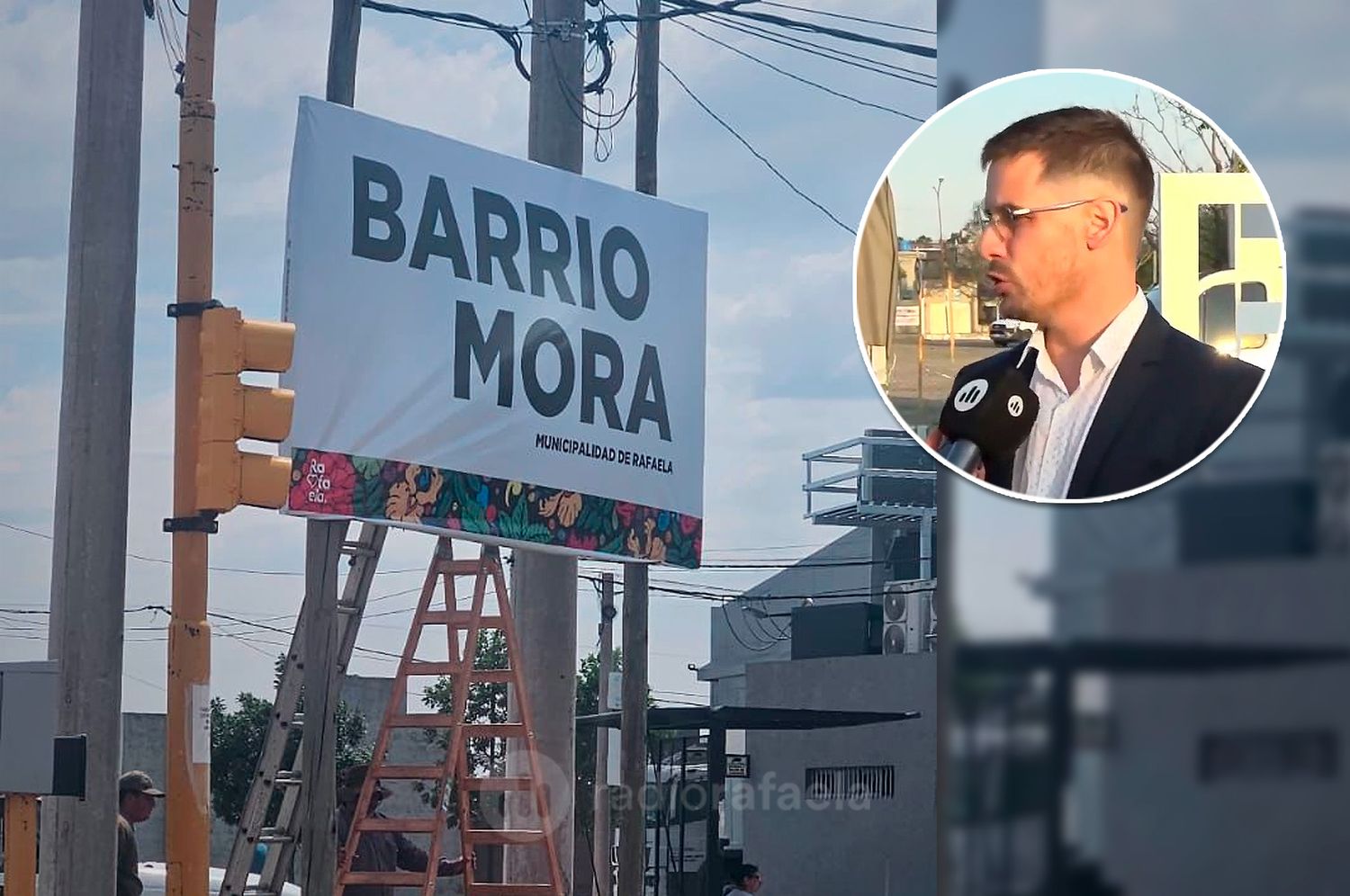 Viotti aclaró la polémica por el cartel del barrio Mora: ¿qué explicó el intendente?