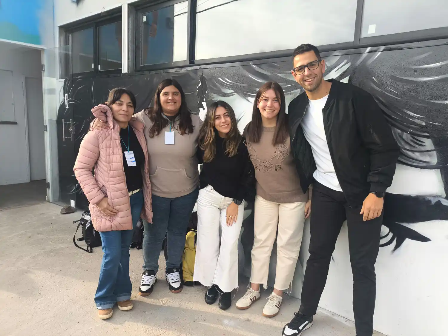 El coordinador del Area de Niñez y Adolescencia, Alan Llanos, acompañó a las cuidadoras chavenses