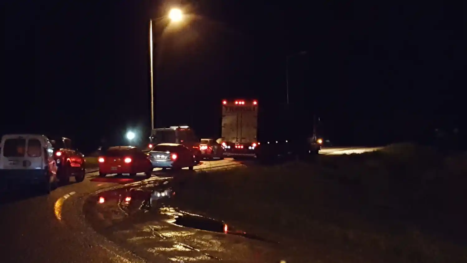 Accidente sobre ruta 32