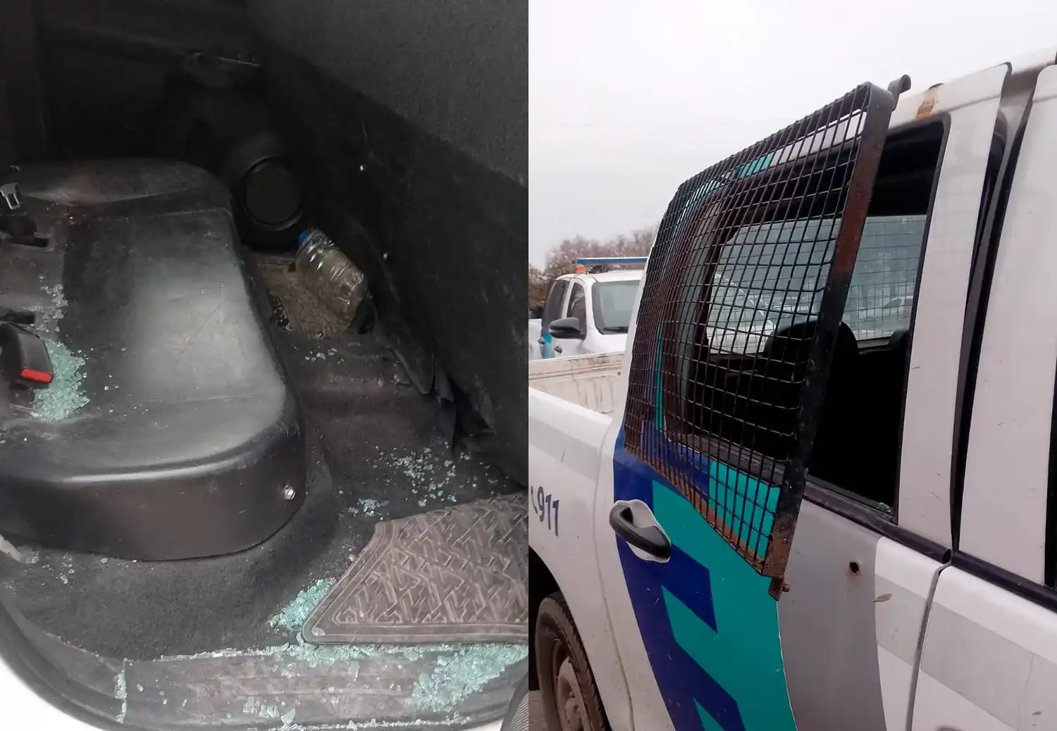 Rompió el vidrio del patrullero tras ser arrestado por querer conducir alcoholizado