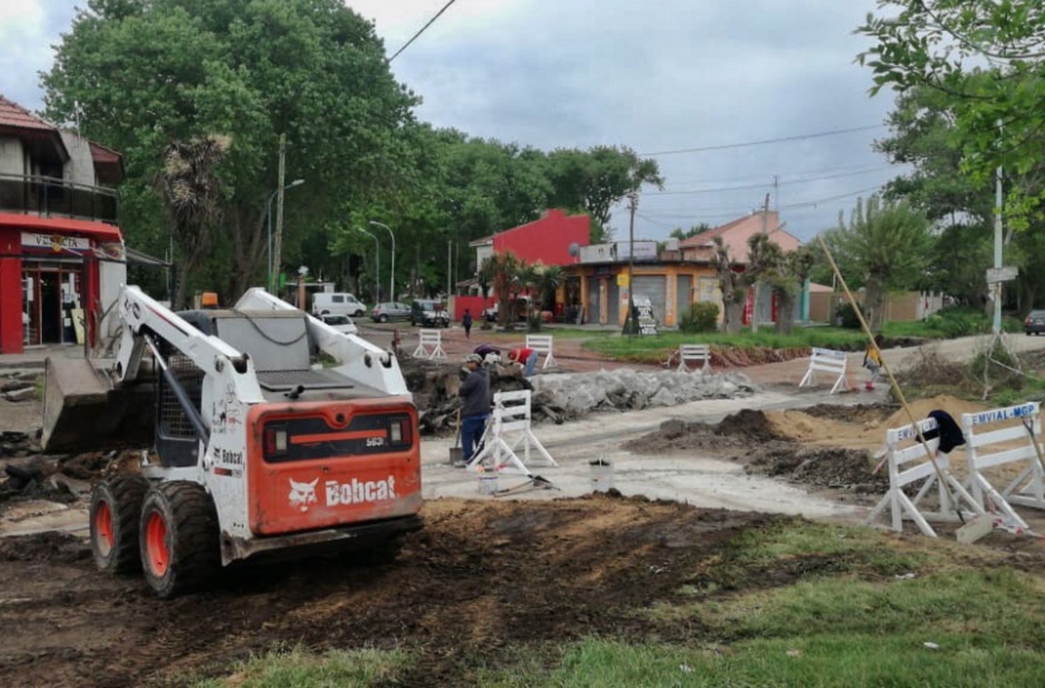 Avanzan los arreglos de calles en Playa Serena