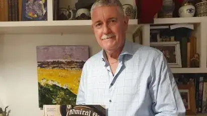 Enrique Rodolfo Dick, autor de "El sable corvo del General San Martín". Foto: Gentileza