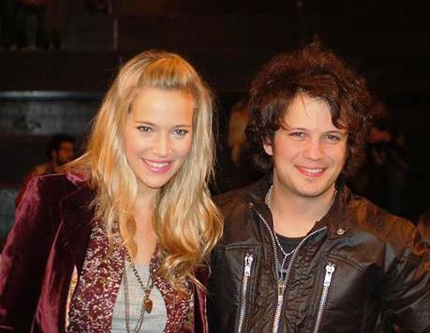 Luisana y Darío Lopilato, en un evento a beneficio en Saladillo