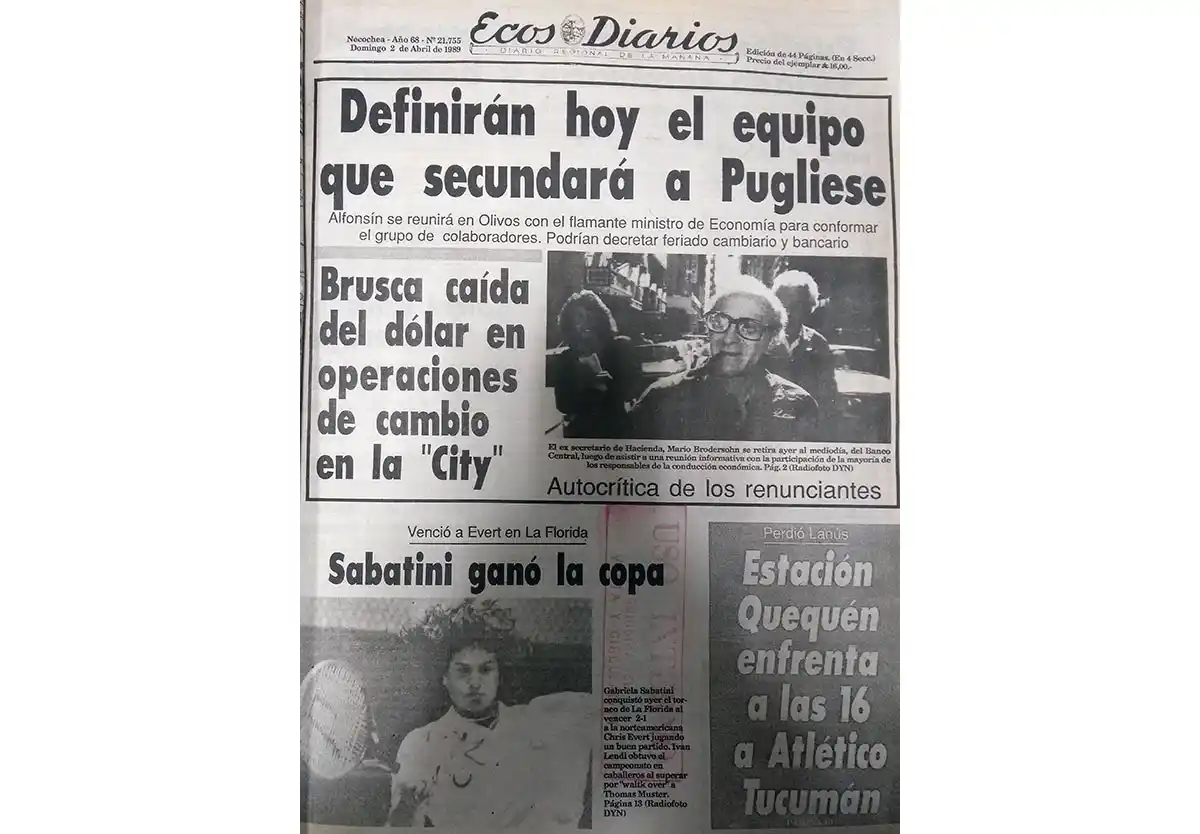 Domingo 2 de abril de 1989