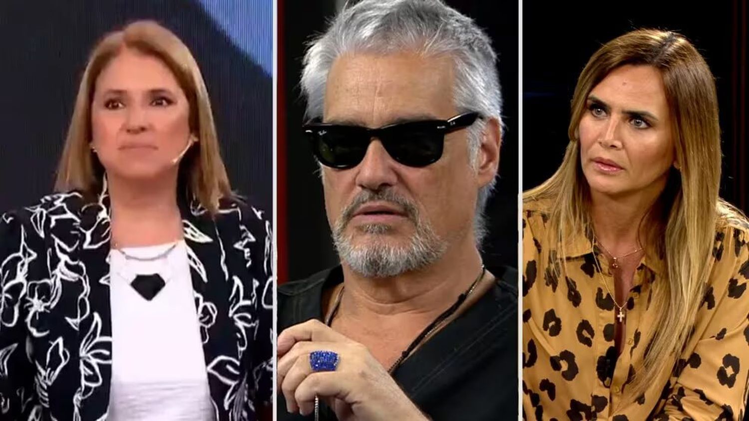 Fernanda Iglesias, Roberto Pettinato y Amalia Granata