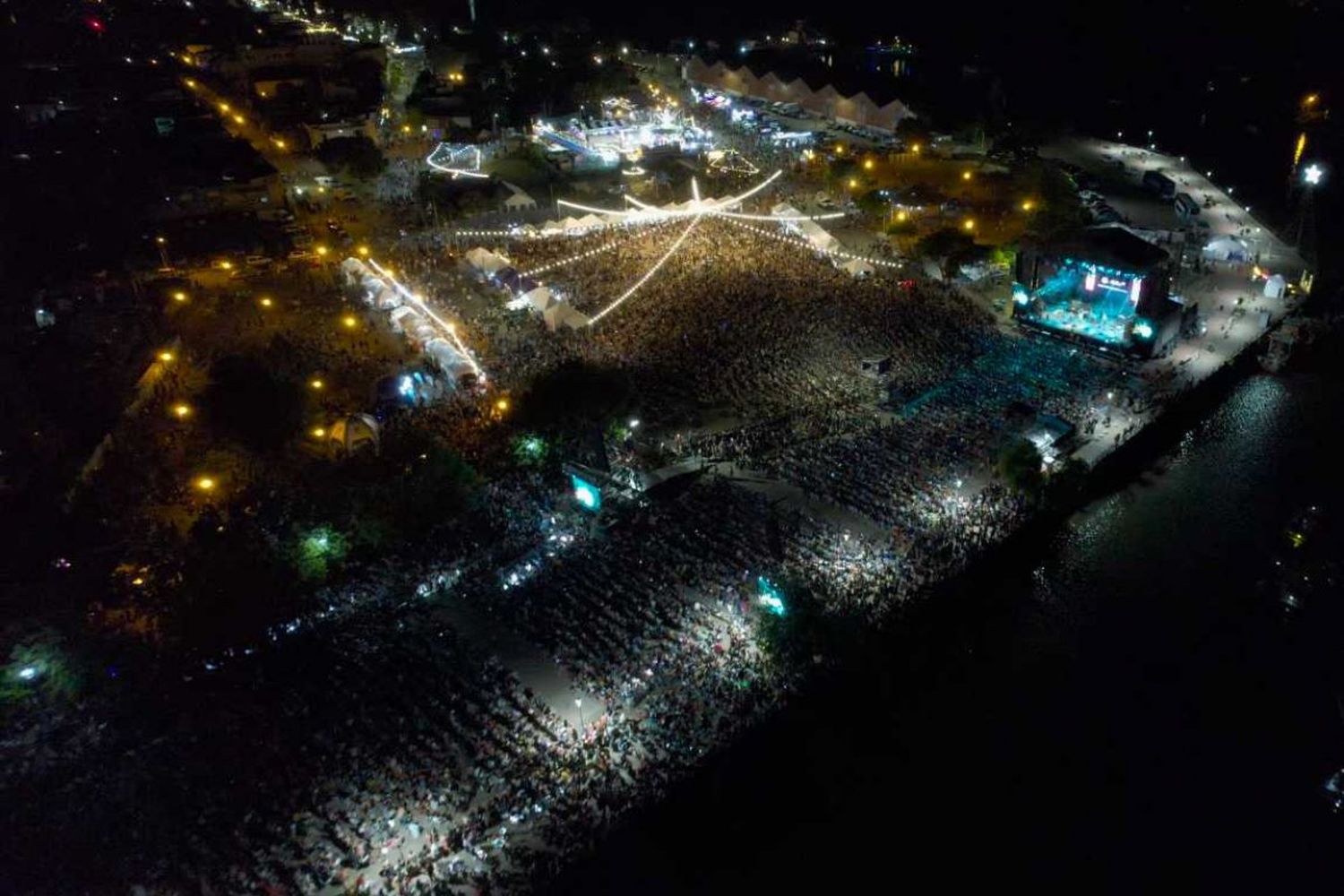 Este domingo sólo se podrá ingresar a la fiesta del Pescado y Vino por un acceso