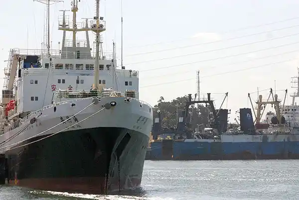 Precaución ante la llegada de barcos chinos