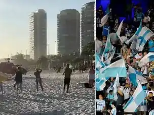 Violencia en Brasil: hinchas de Racing fueron asaltados y baleados en Río de Janeiro