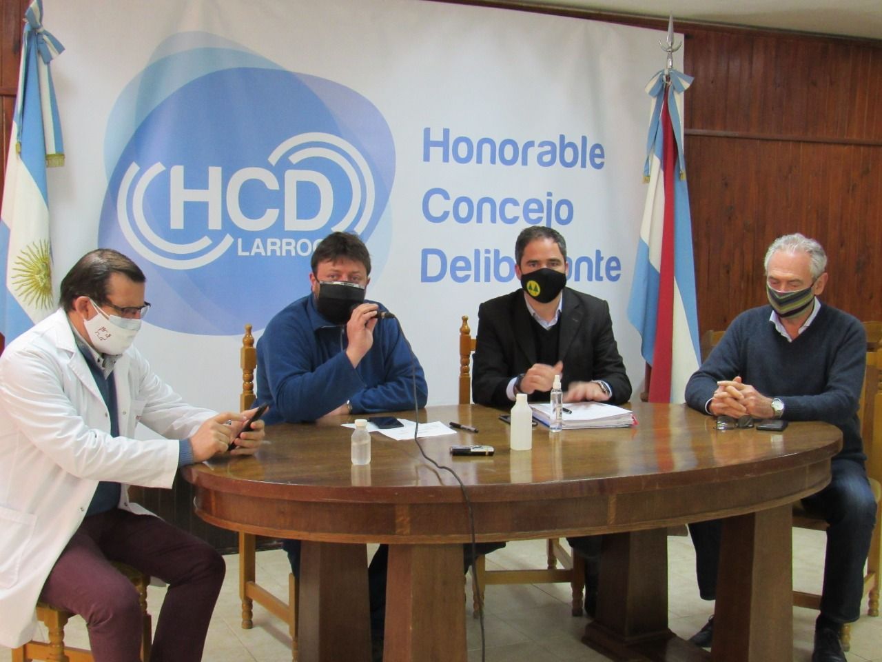 Larroque: destacaron el trabajo en conjunto y el cumplimiento de los protocolos 