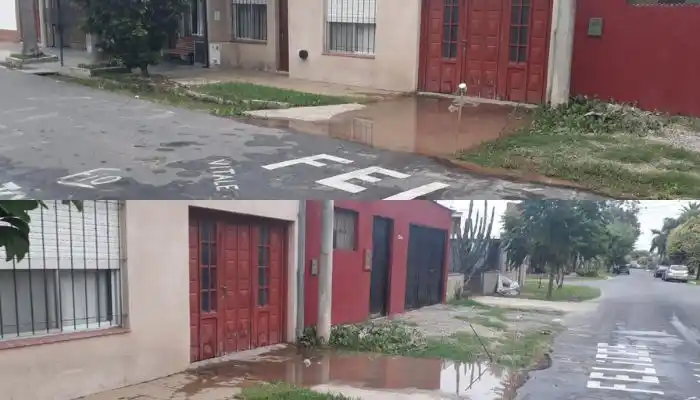 Reiteran el reclamo por una pérdida de agua