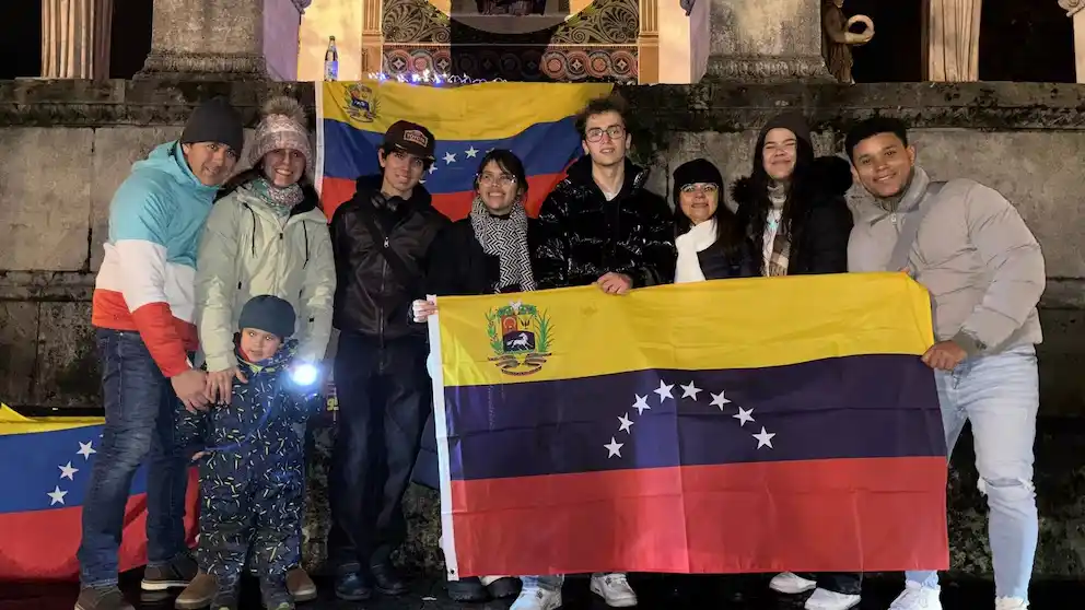 El apoyo a María Corina Machado trascendió fronteras, con movilizaciones organizadas por la diáspora venezolana en ciudades de distintos continentes (X)