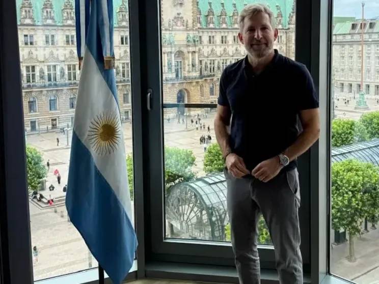 Frigerio impulsó la agenda exportadora y logística de Entre Ríos en su visita al Puerto de Hamburgo