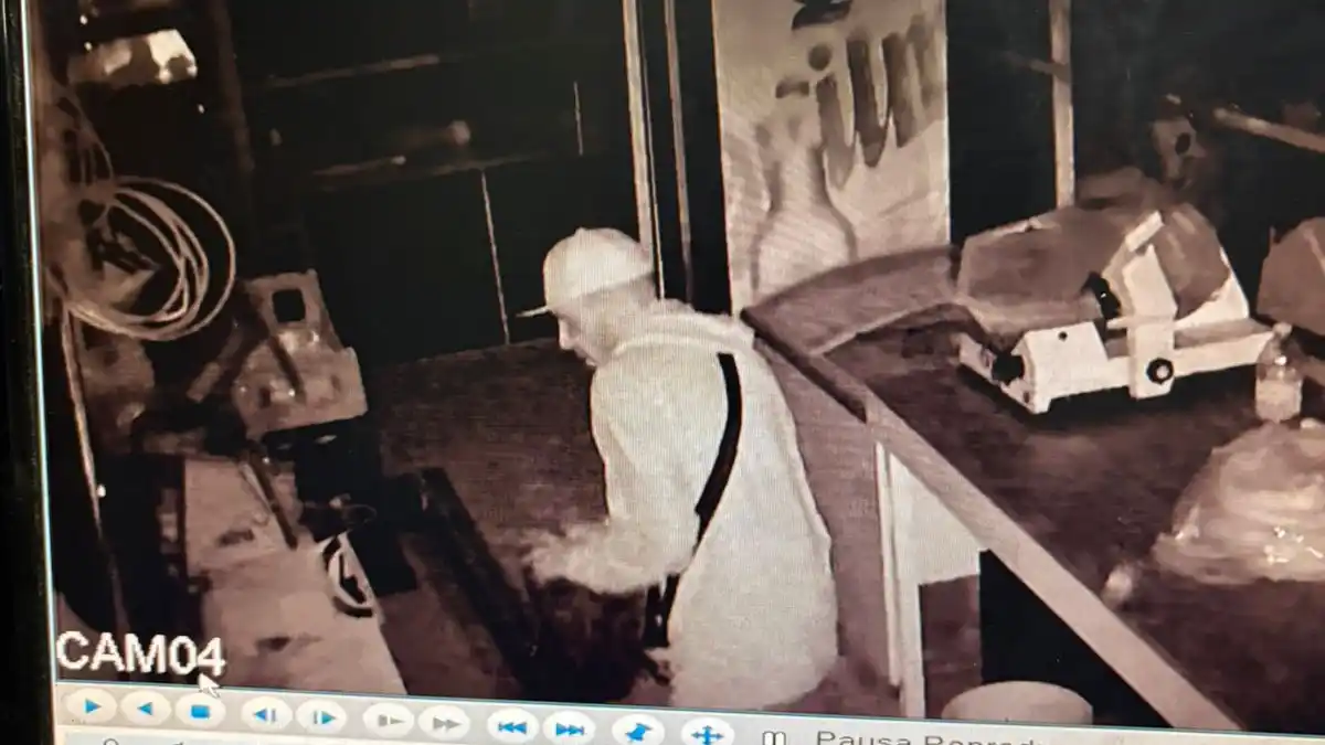 Ingresó a robar a un local comercial y quedó filmado