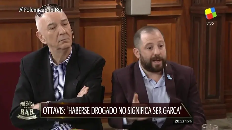 José Ottavis se cruzó al aire con Mauro Viale: "Haberse drogado no significa ser garca"