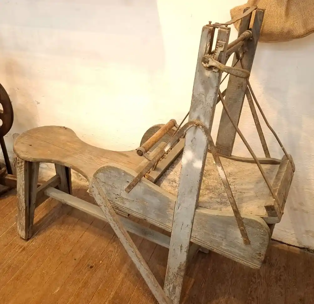 Escardadora de lana, muy usada por los colchoneros-_1