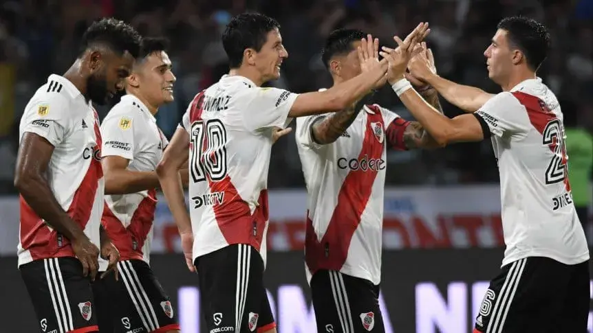 River derrotó a Central Córdoba en el debut de Martín Demichelis