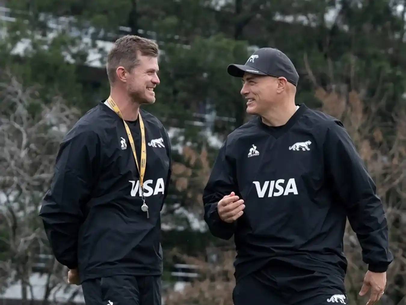 Los Pumas se entrenaron en Londres.