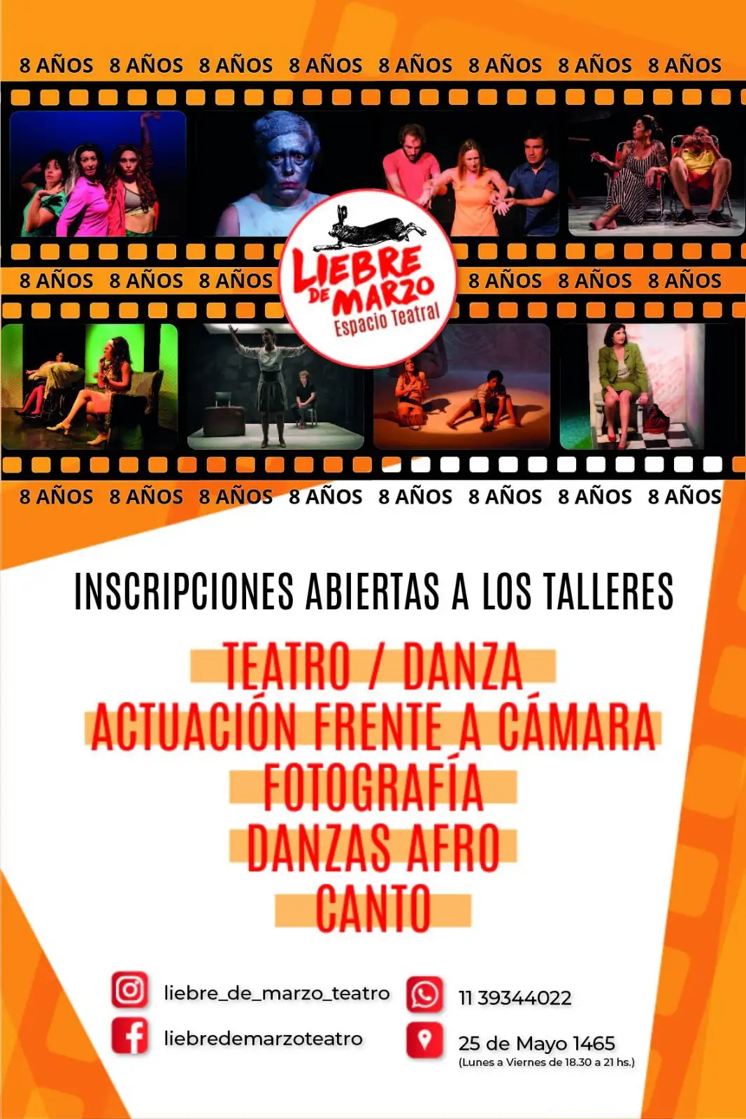 Liebre de Marzo: Están abiertas las inscripciones para los talleres
