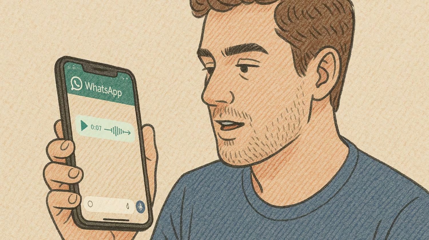 WhatsApp sumará una opción para grabar audios con un solo toque.
