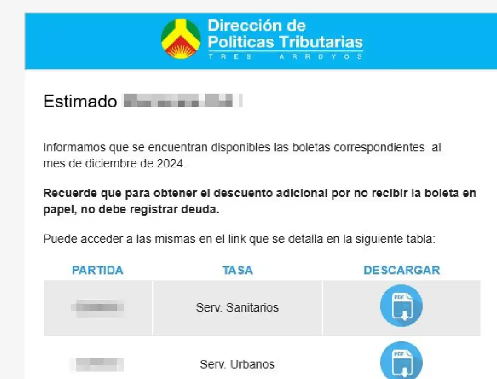 Ya no se van a imprimir las boletas de Políticas Tributarias