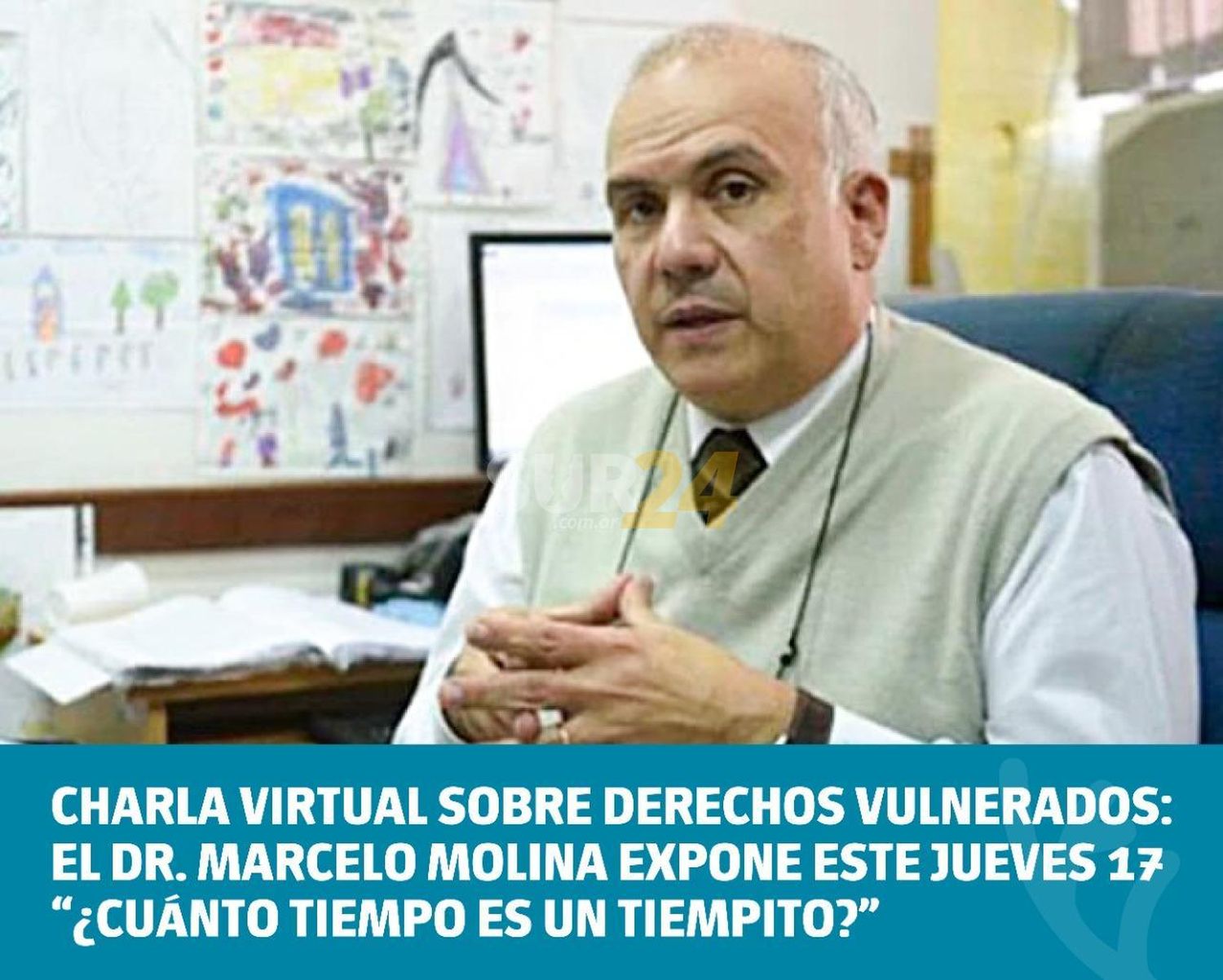 El Dr. Marcelo Molina expone el jueves 17 “¿Cuánto tiempo es un tiempito?”