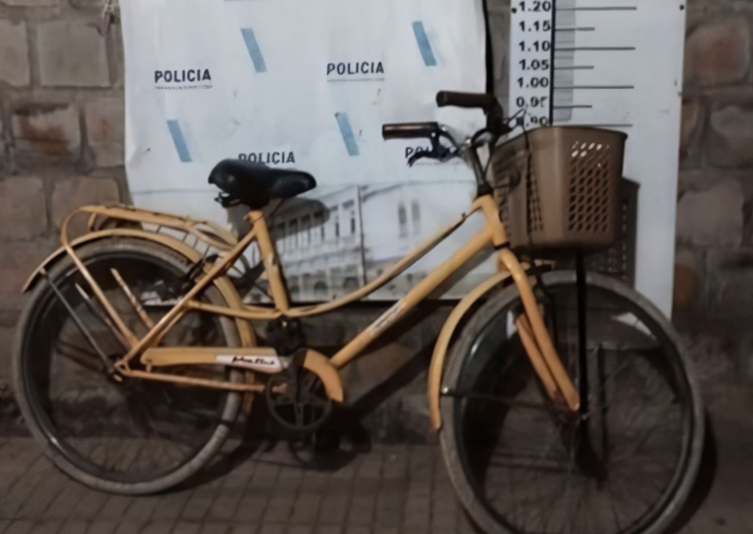 Momentos antes del robo, la dueña había dejado la bicicleta sin candado en la vereda de su casa,