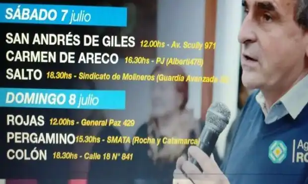 Rossi visita este fin de semana seis distritos de la Segunda Sección Electoral en clave presidencial