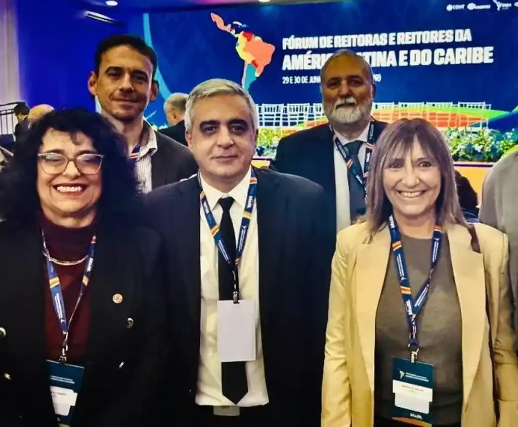 Mónica Biasone participó en el Foro de Rectores en Brasil