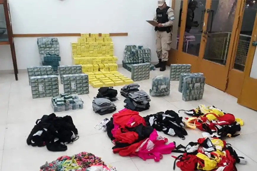 Prefectura frustró otro intento de contrabando de mercaderías hacia el Uruguay