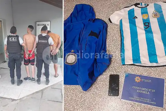 Dos sujetos le apuntaron a la cabeza con un arma de fuego a una menor de edad: terminaron detenidos