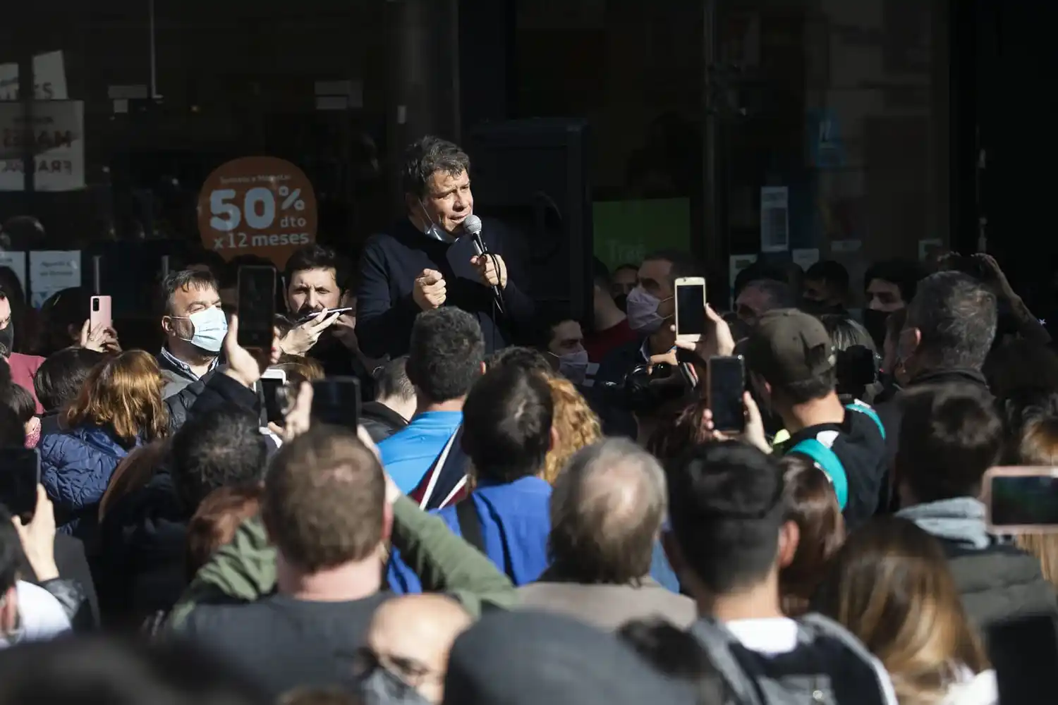 En La Plata, Manes opinó sobre la vuelta del "Pata" Medina con un palazo al Frente de Todos: "Esa no es la vida que quiero"