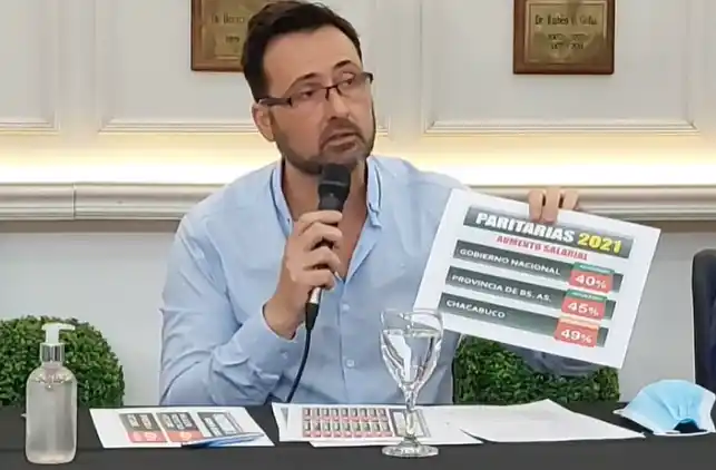 Paritaria en Chacabuco: Por conflicto con la comuna, municipales hacen paro por tiempo indeterminado
