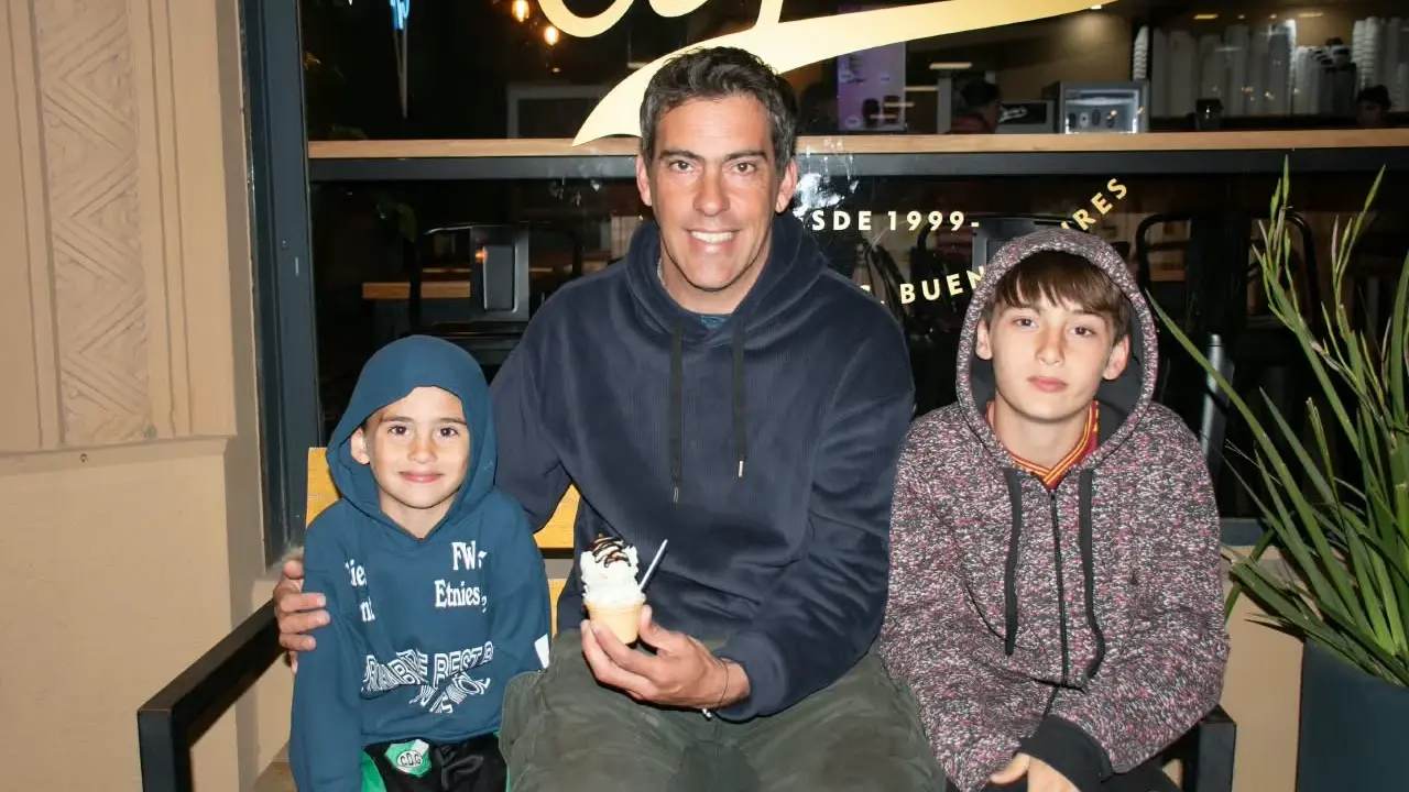 Alpinos. Luka, Enzo y Damián padre e hijos