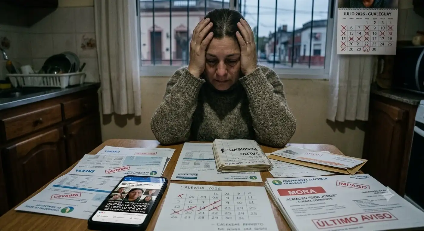 Gualeguay: la mora familiar asfixia los hogares y fractura la convivencia diaria