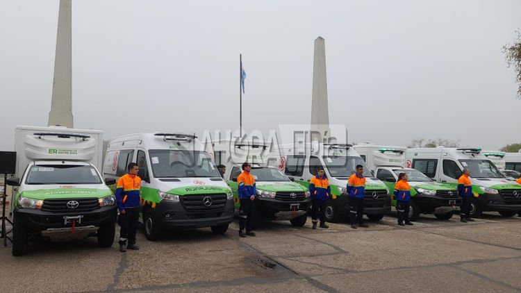 ¿A dónde se destinarán las 20 ambulancias que se entregaron en Gualeguaychú?