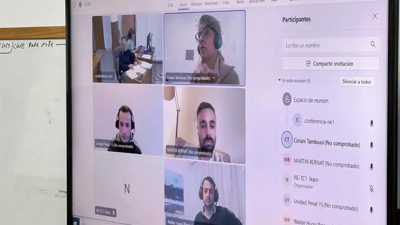 En forma virtual, estuvieron comunicados los representantes de las partes