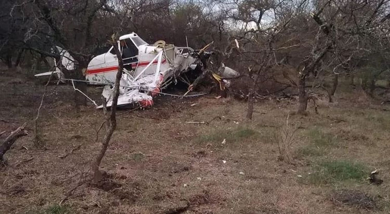 Se estrelló una avioneta en Gualeguay